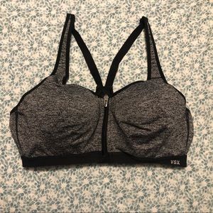 Gray Victoria’s Secret Double Fastening Sports Bra